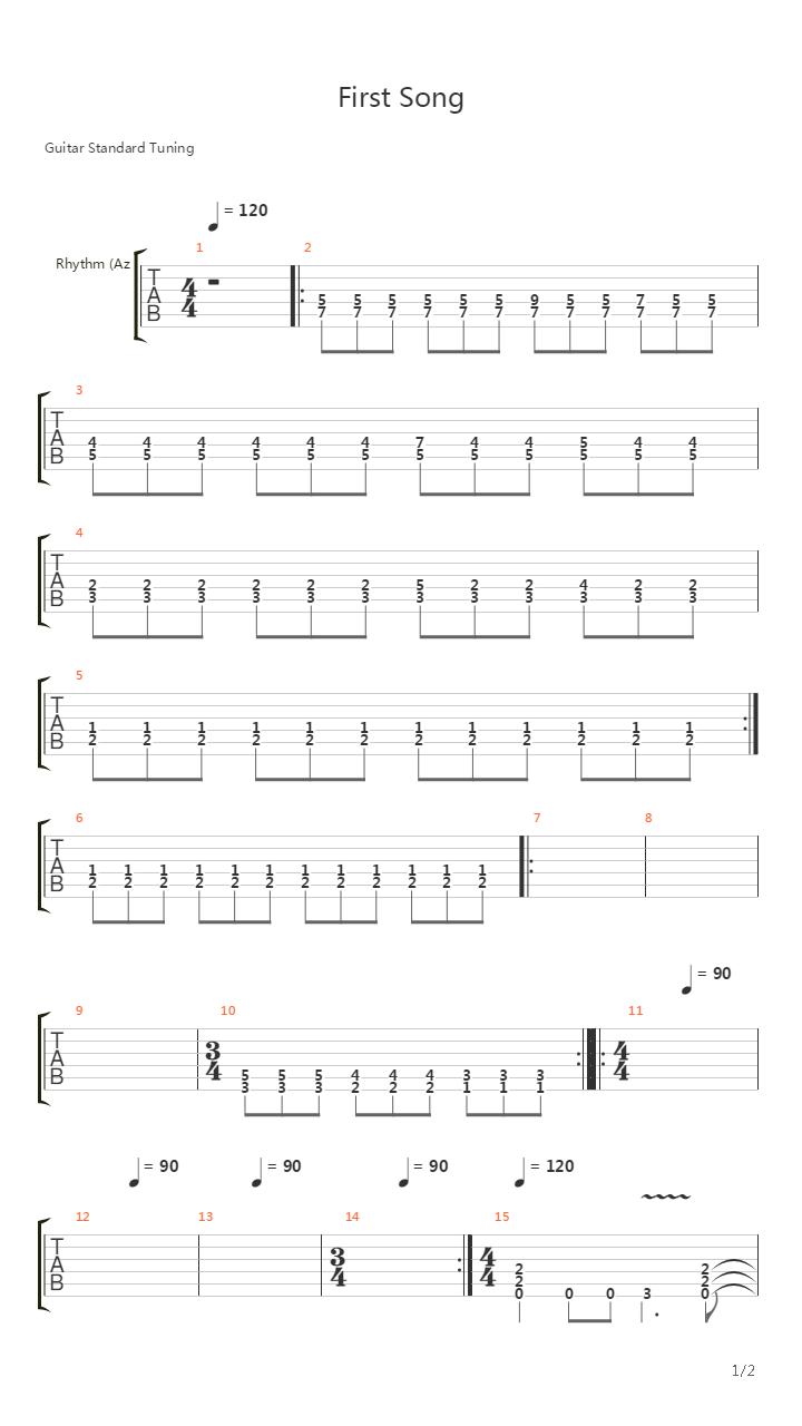 Instrumental吉他谱