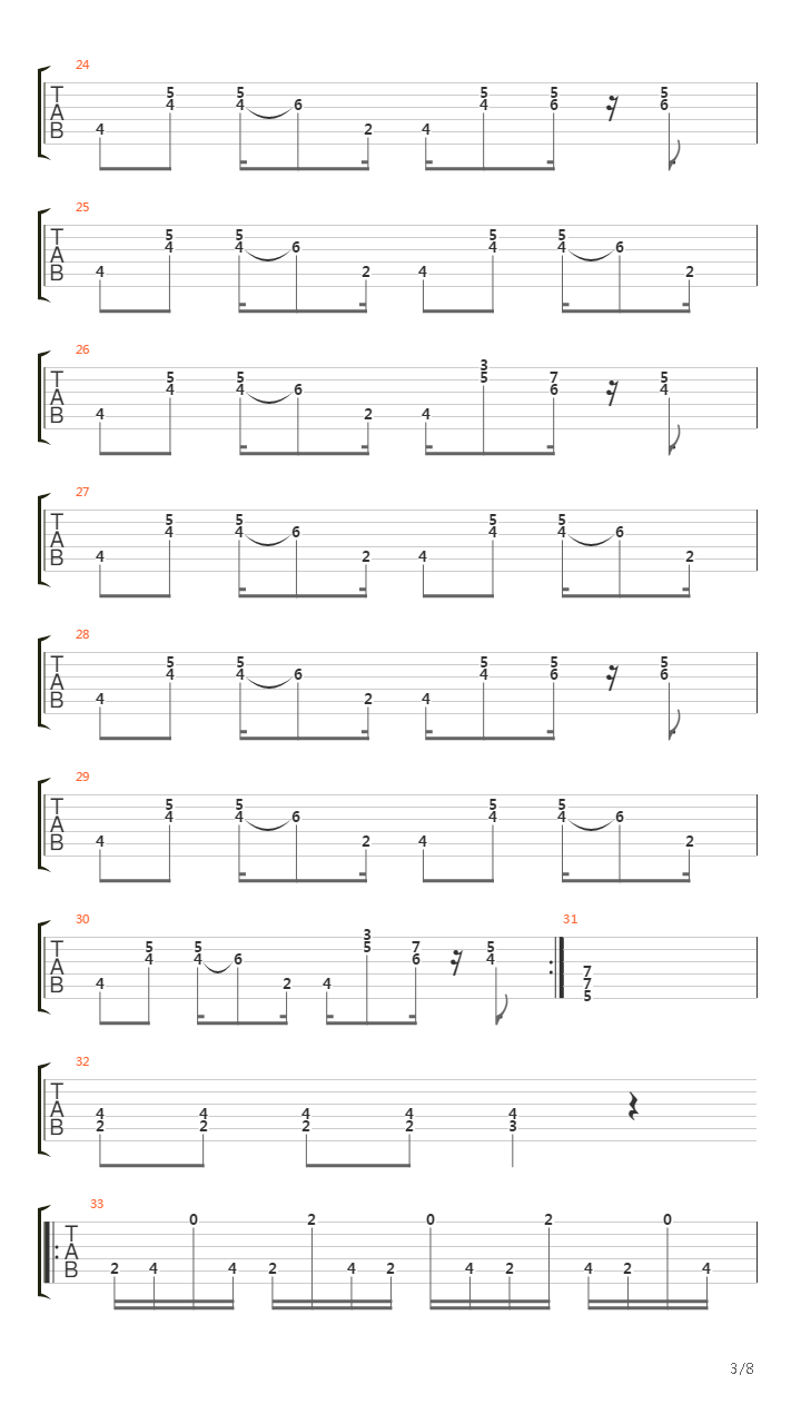 Black吉他谱