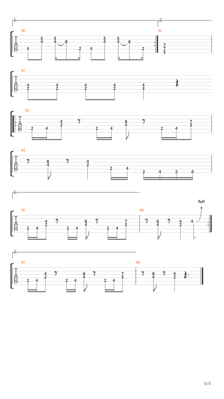 Black吉他谱