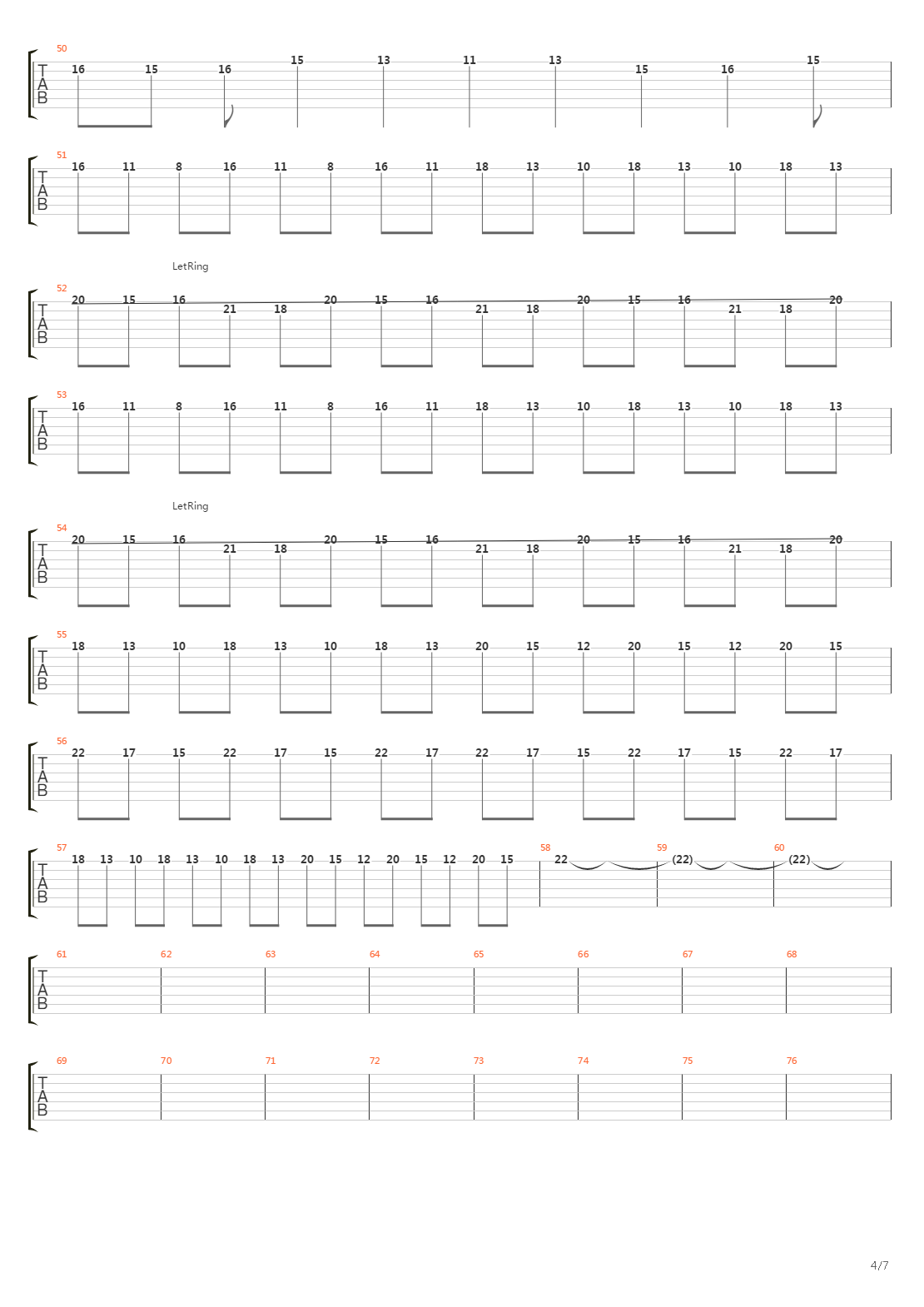 Tranced吉他谱