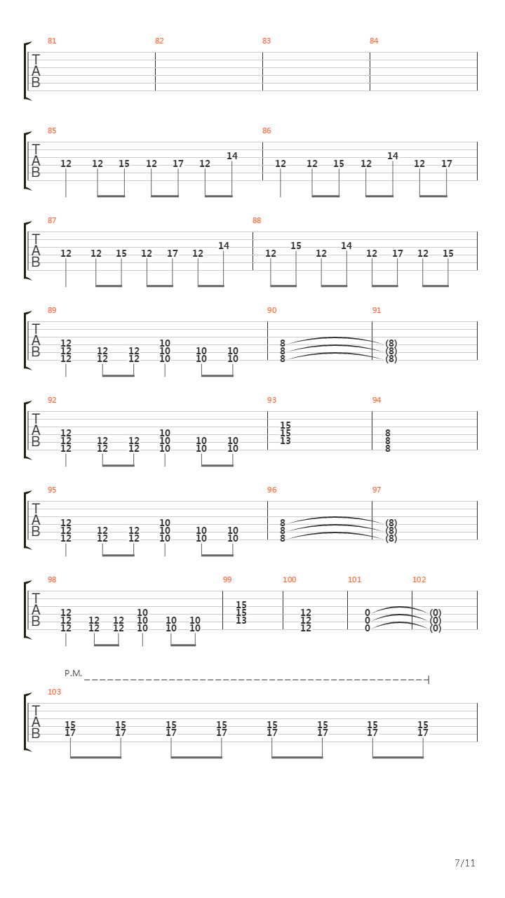 Amalgamation吉他谱