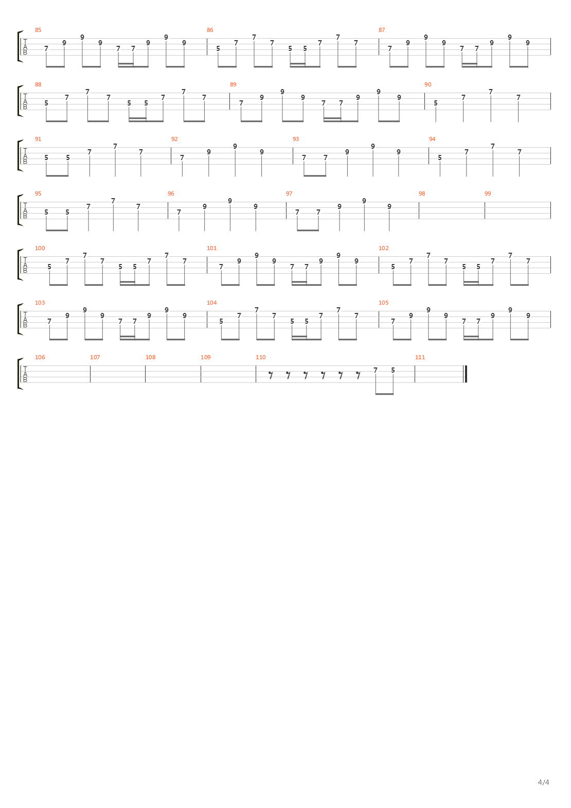 MexicoTown吉他谱