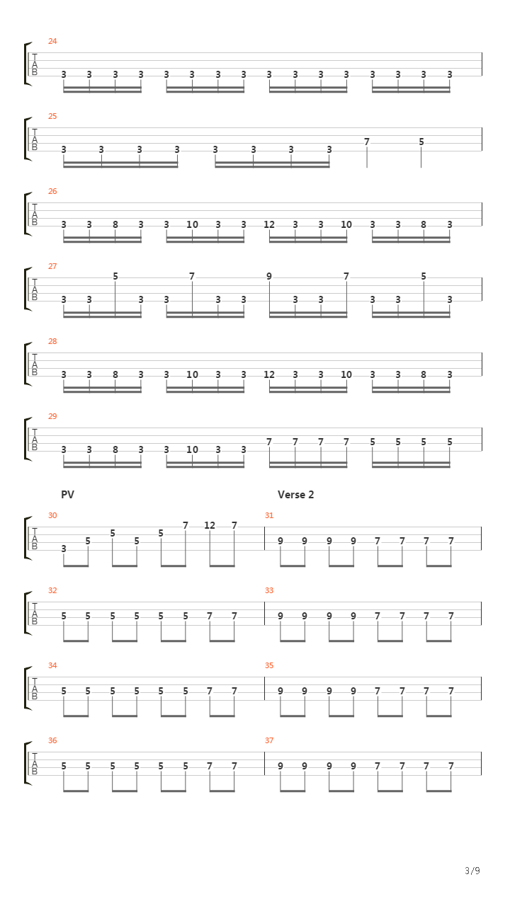MexicoTown吉他谱
