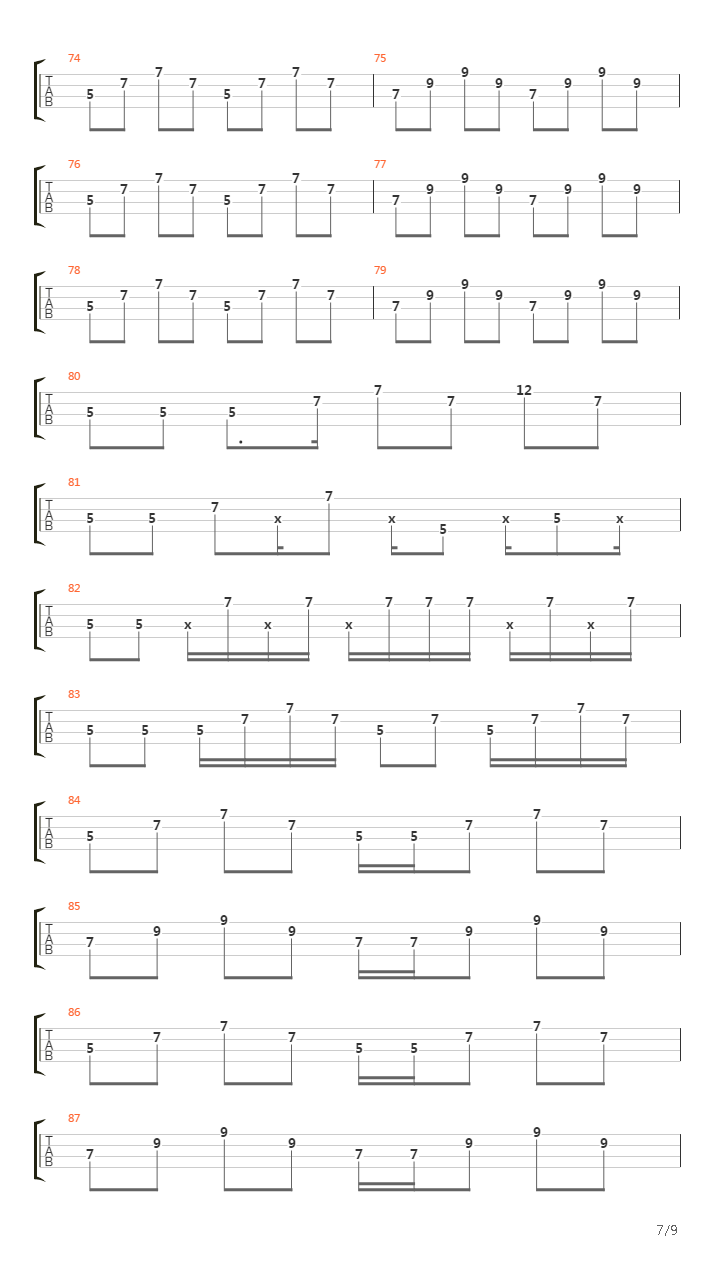 MexicoTown吉他谱