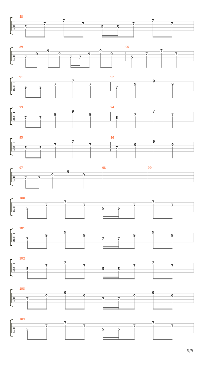 MexicoTown吉他谱