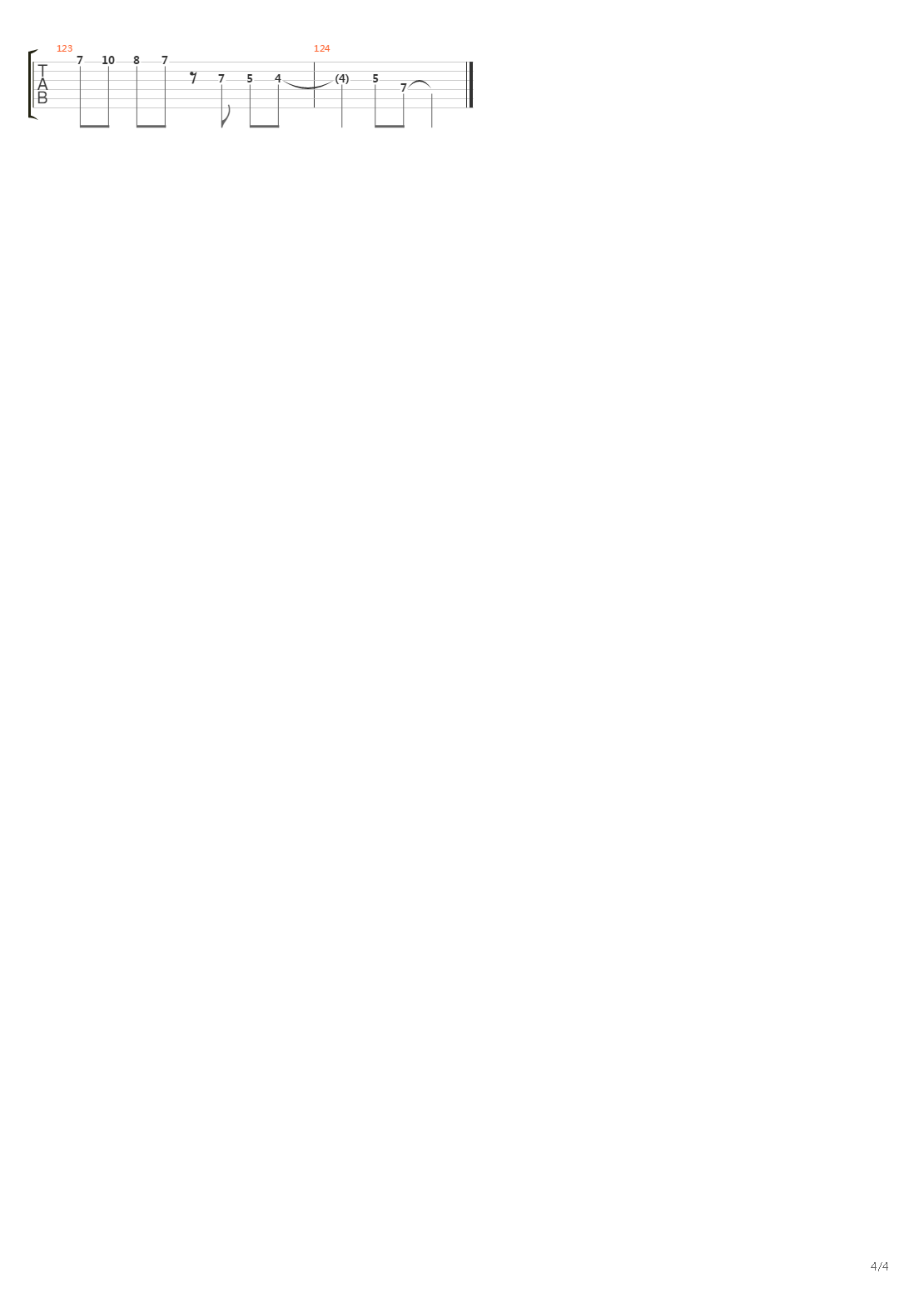 Shaker Song吉他谱