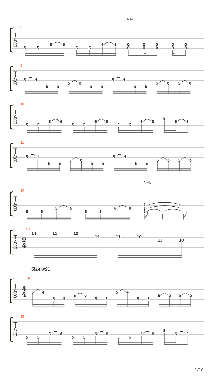 Ristiriita吉他谱