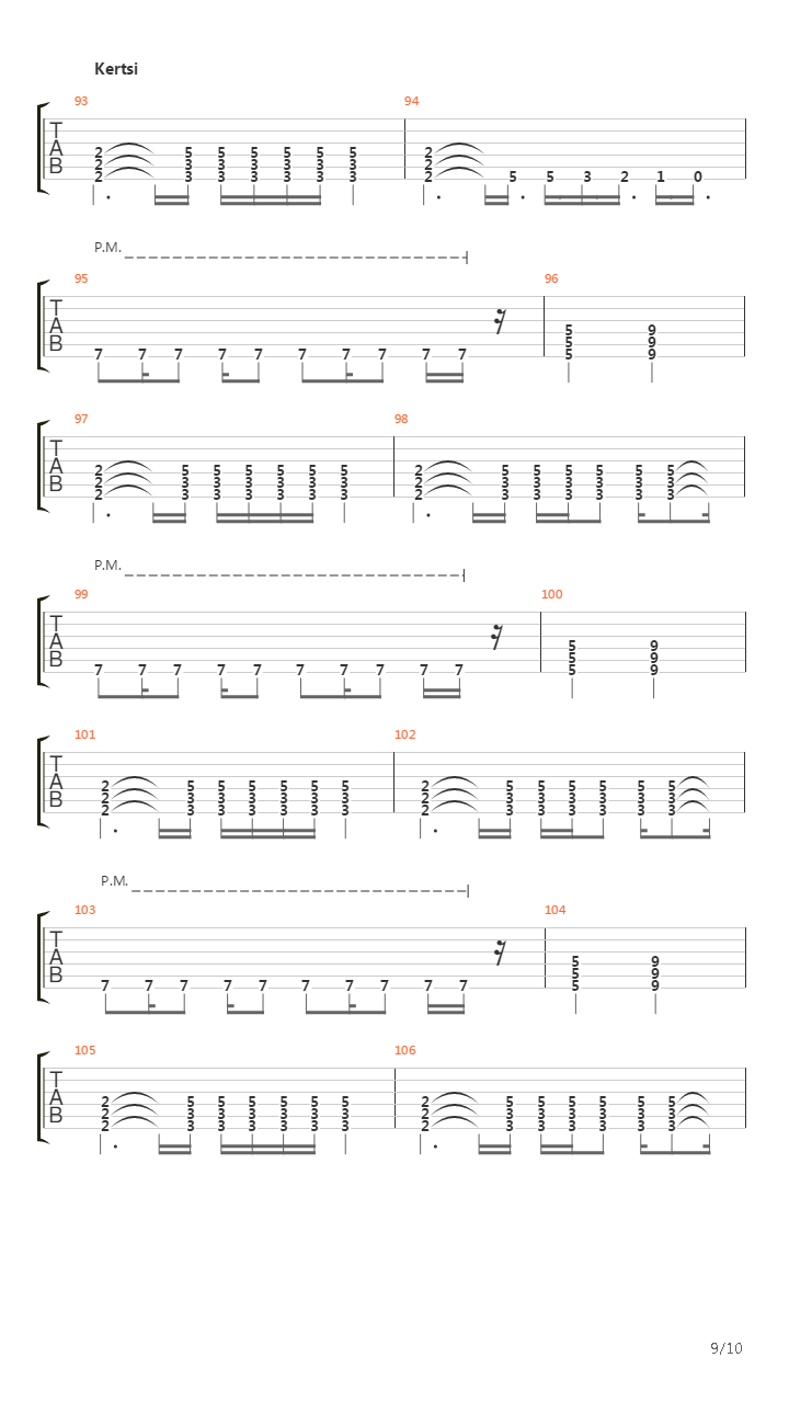 Ristiriita吉他谱