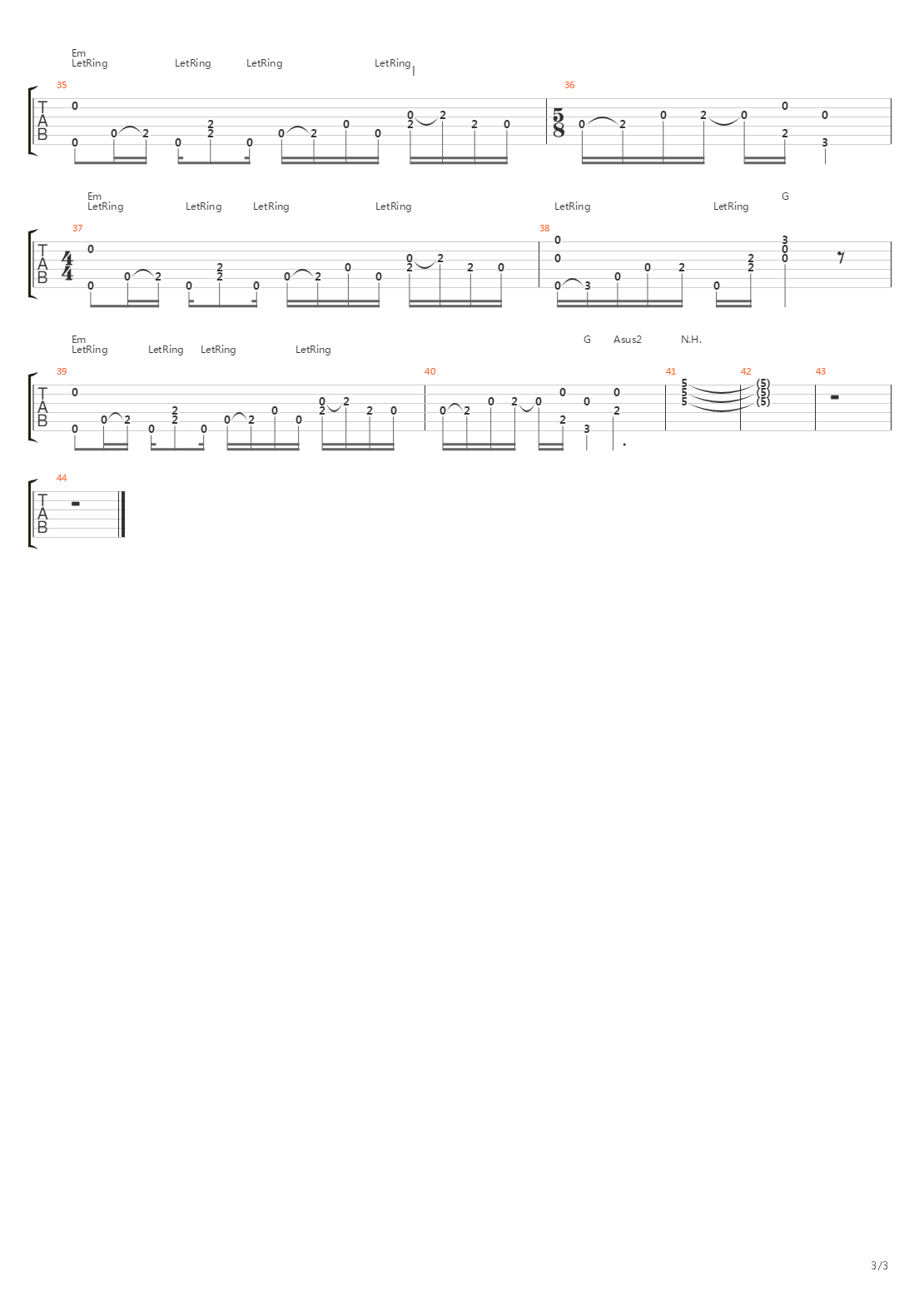 The Disabler Pt. 1吉他谱