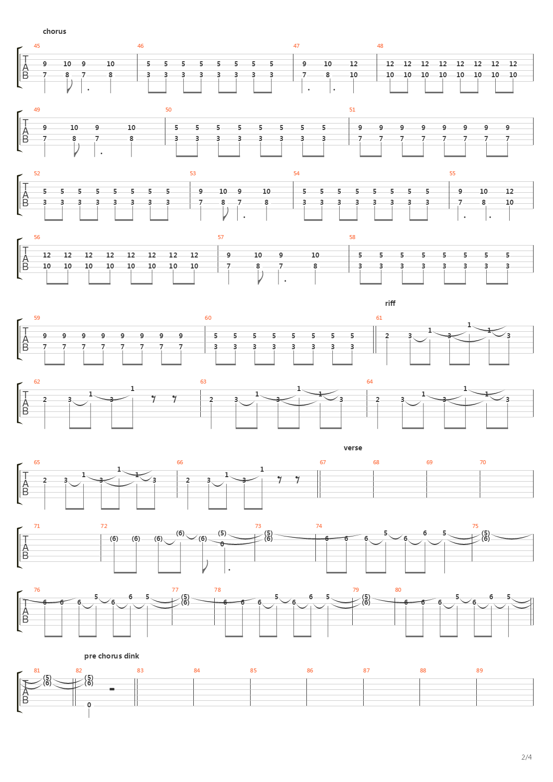 Elevated吉他谱