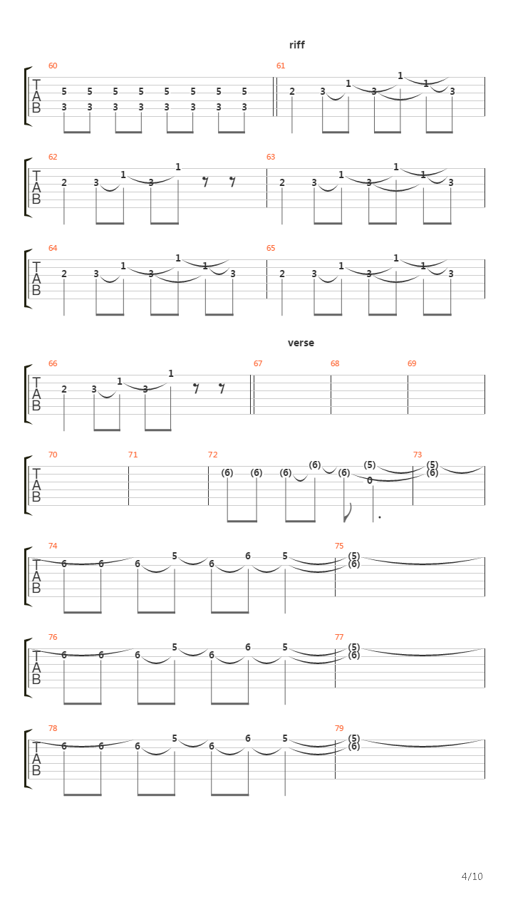 Elevated吉他谱