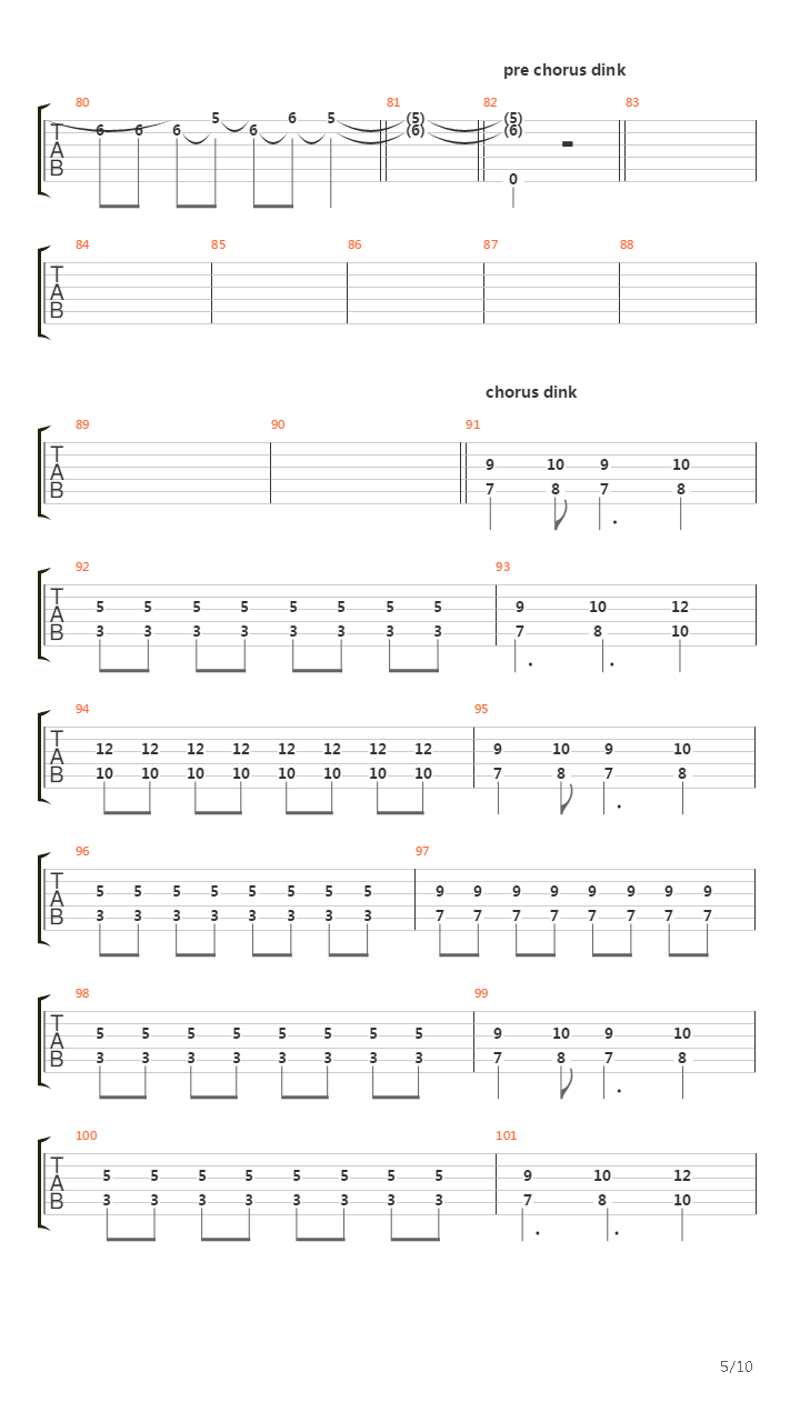 Elevated吉他谱