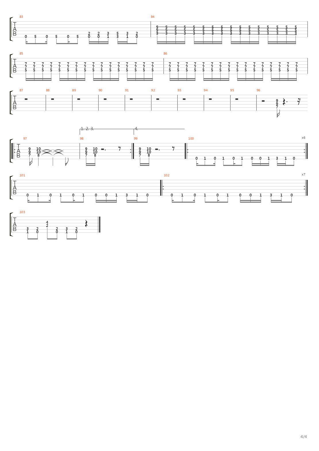 A Few Things To Forget吉他谱