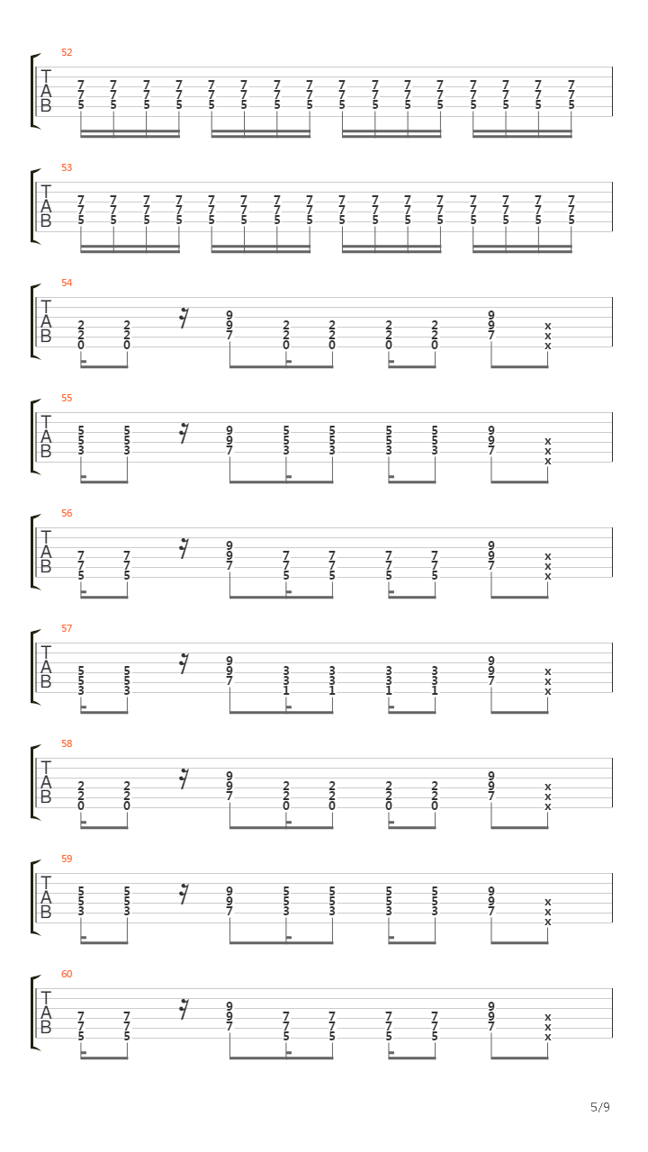 A Few Things To Forget吉他谱