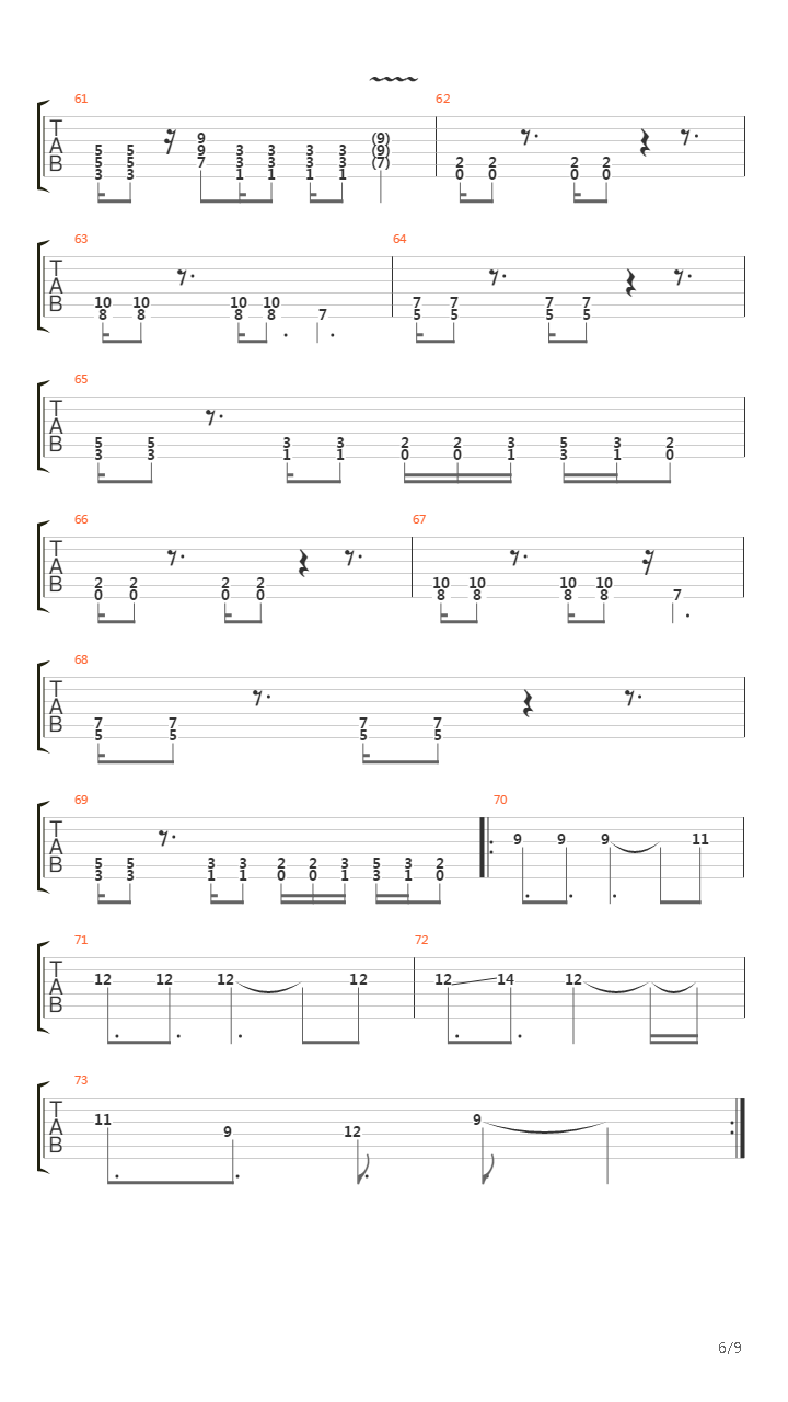 A Few Things To Forget吉他谱