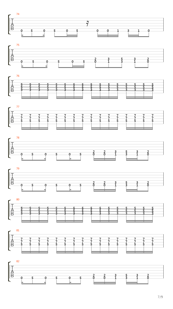 A Few Things To Forget吉他谱
