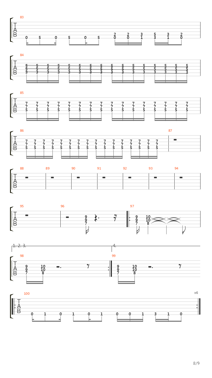 A Few Things To Forget吉他谱