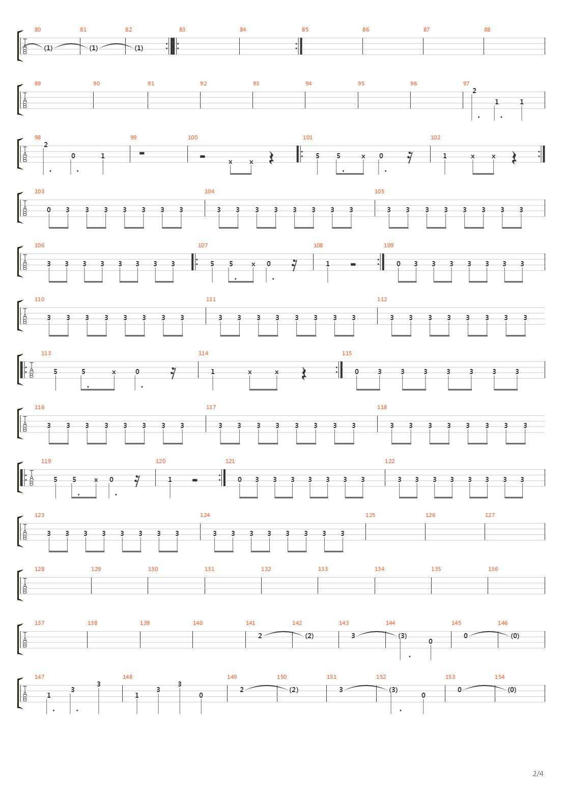 Chorar吉他谱