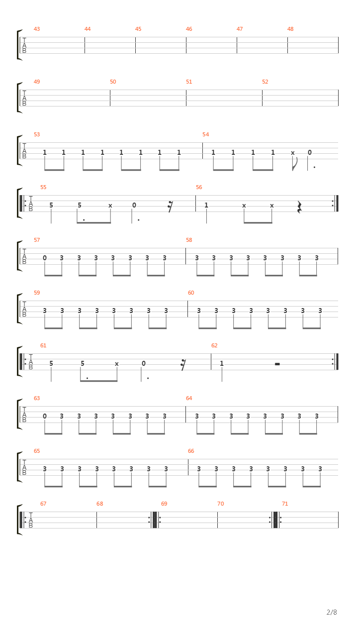 Chorar吉他谱