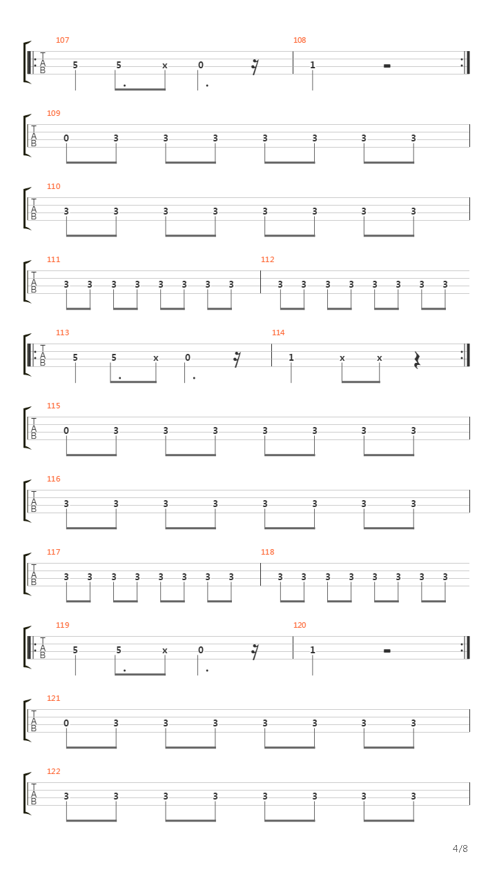 Chorar吉他谱