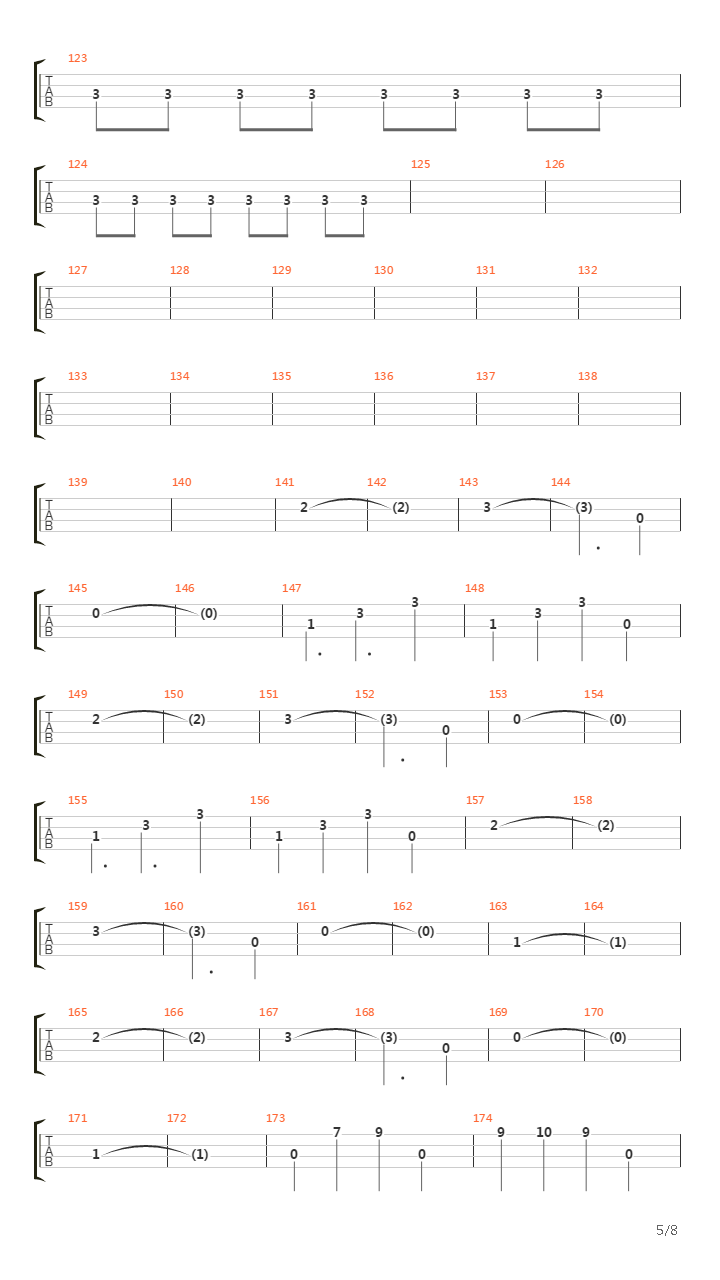 Chorar吉他谱