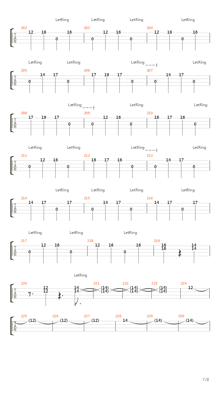 Chorar吉他谱