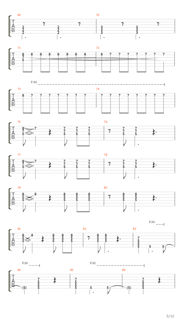 Знаю吉他谱