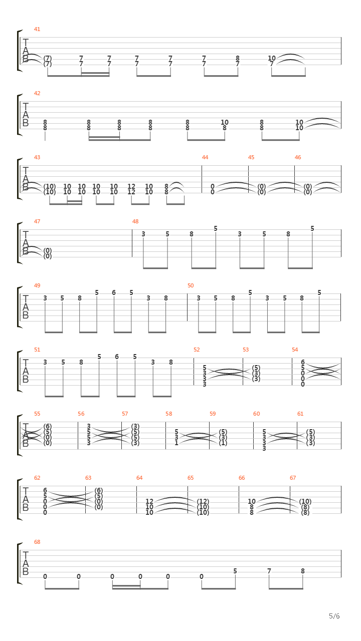 Магмель吉他谱