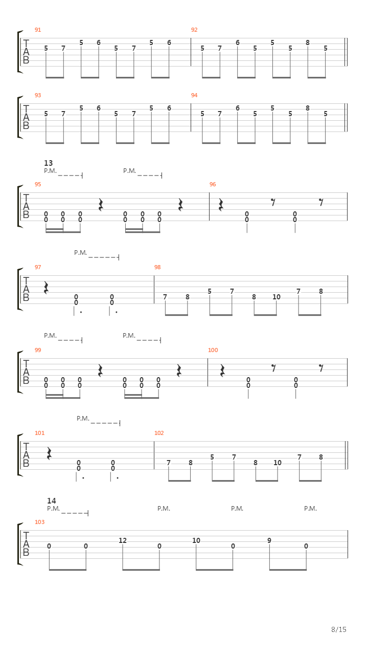 Магмель吉他谱