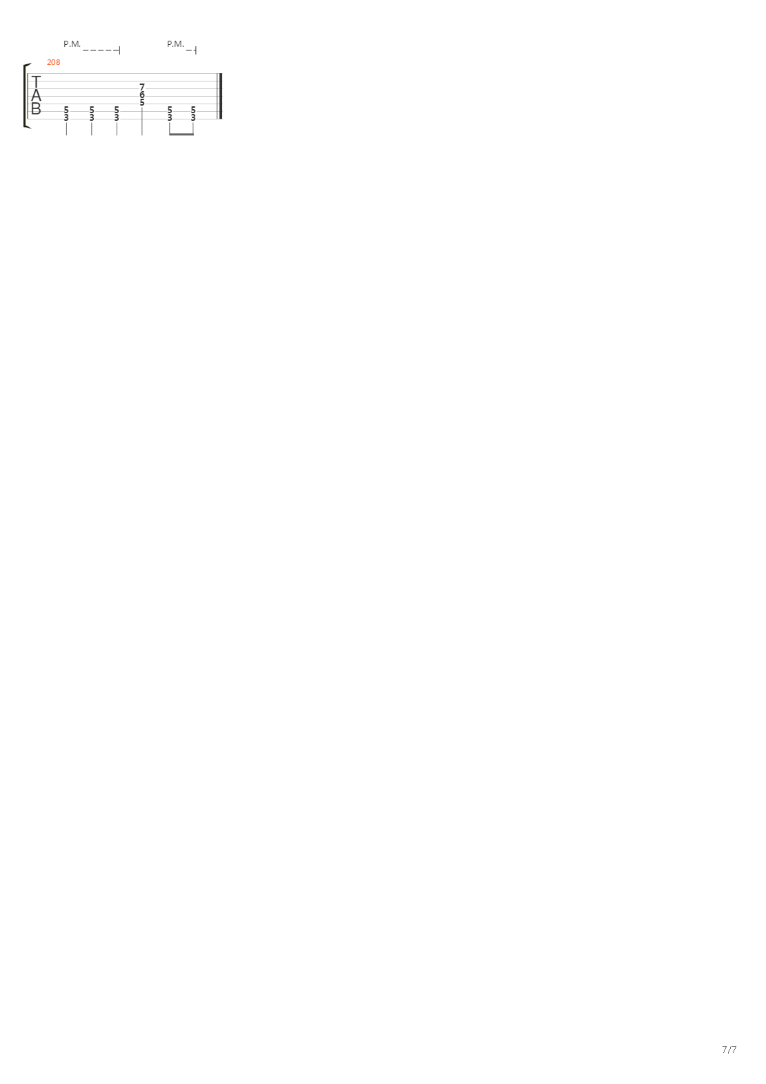 Lost吉他谱