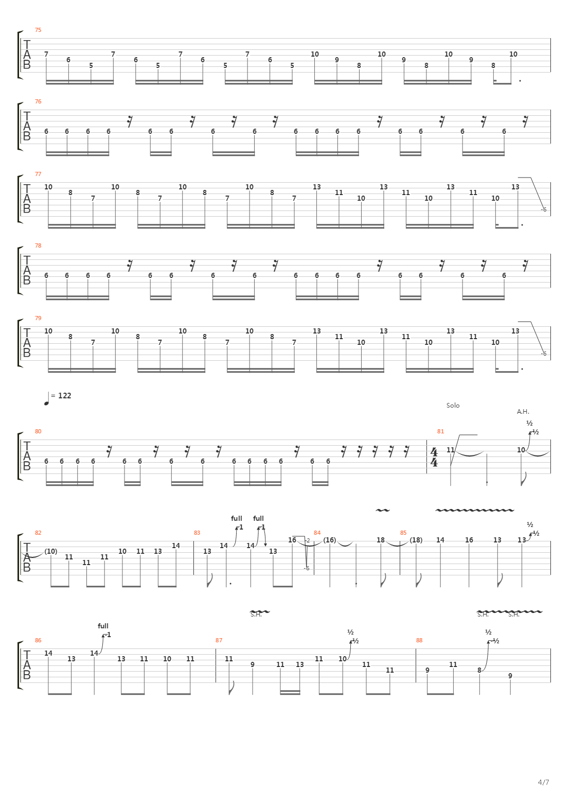 Soil吉他谱