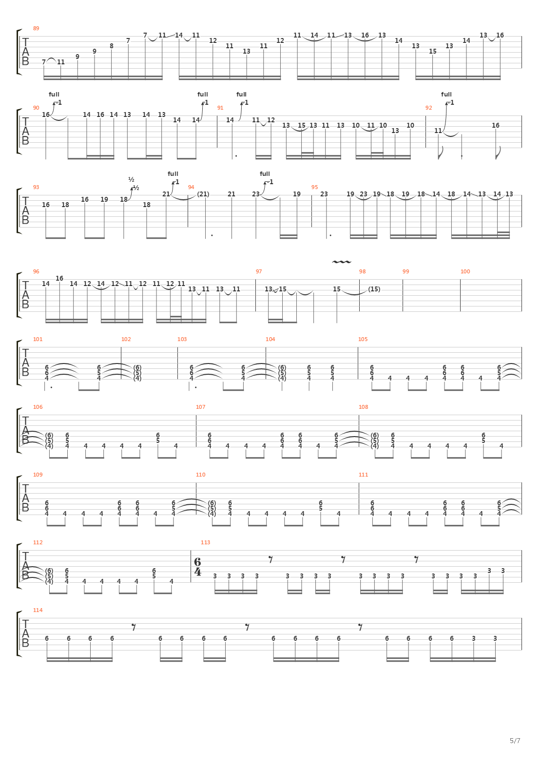 Soil吉他谱