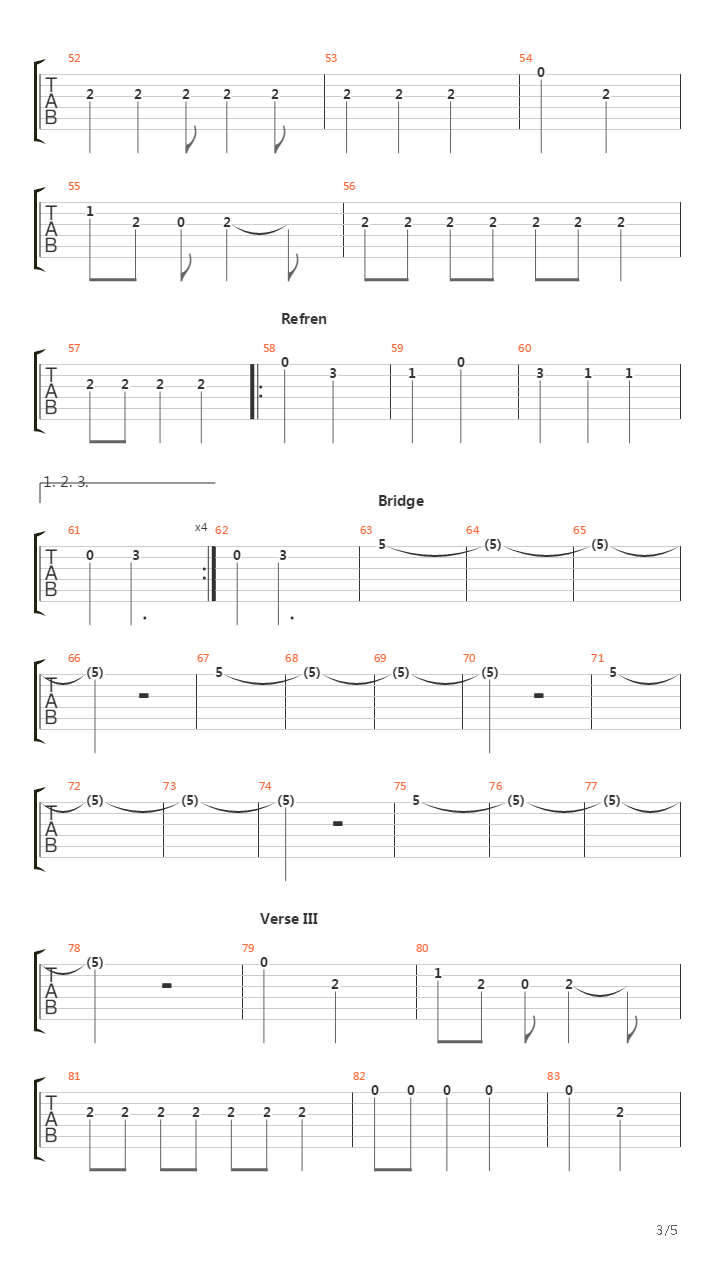 Mecz吉他谱