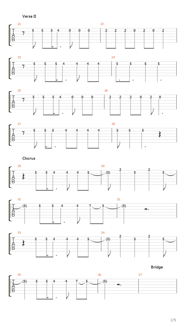 Potrzebuje Wczoraj吉他谱