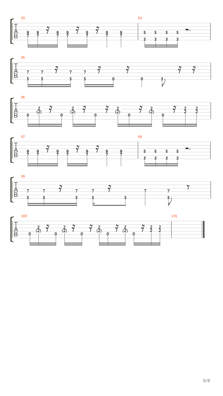 Das Schicksal吉他谱