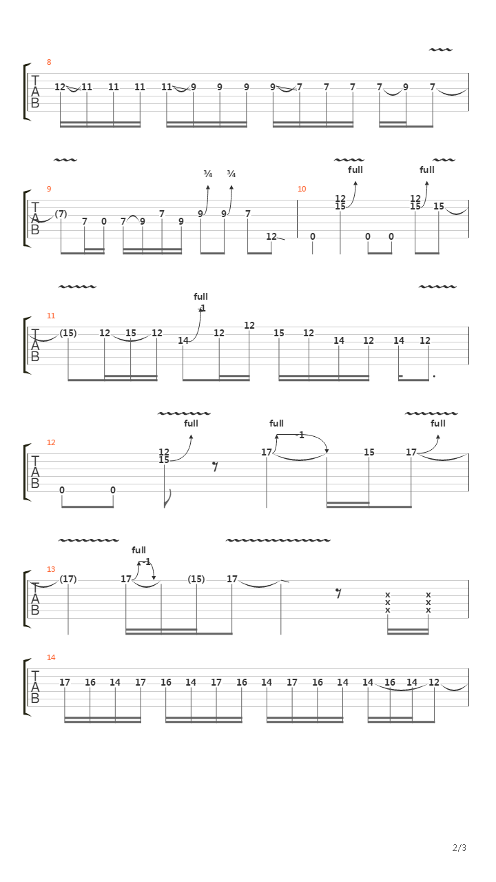 Love Song (Solo Played by David Escobar)吉他谱