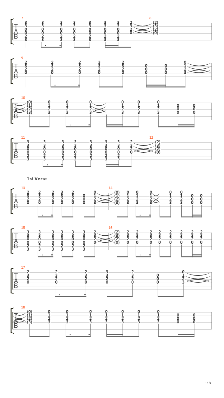 The Way It Is吉他谱