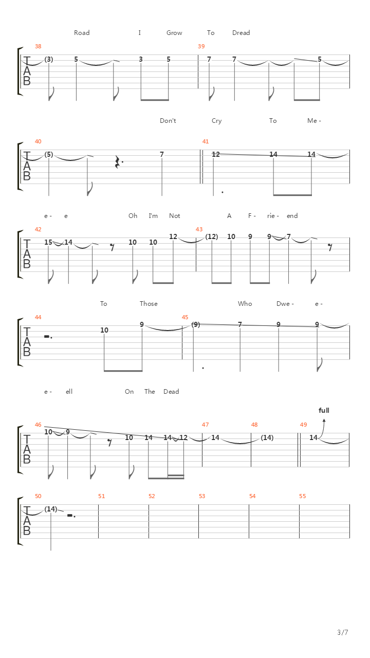 Eclipse吉他谱