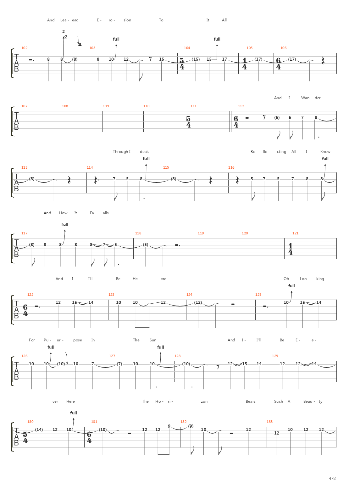 Singularity吉他谱