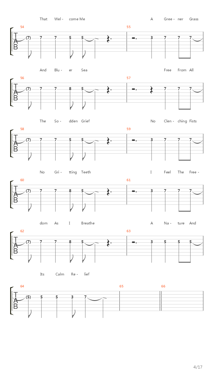 Singularity吉他谱