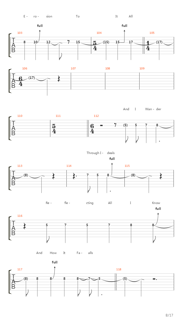 Singularity吉他谱