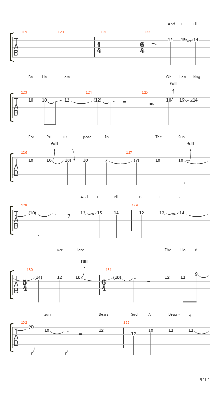 Singularity吉他谱