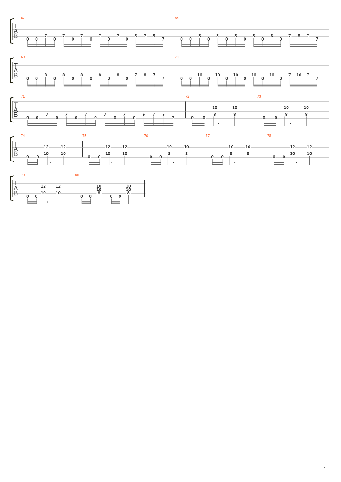 Habeas Corpus吉他谱