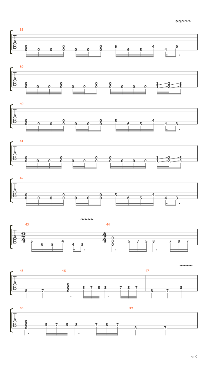 Habeas Corpus吉他谱