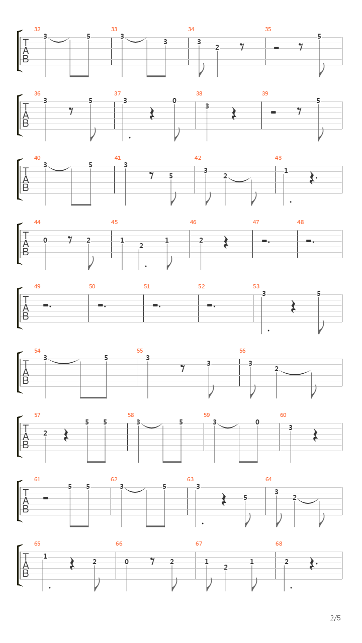 House of the Rising Sun (C&H)吉他谱