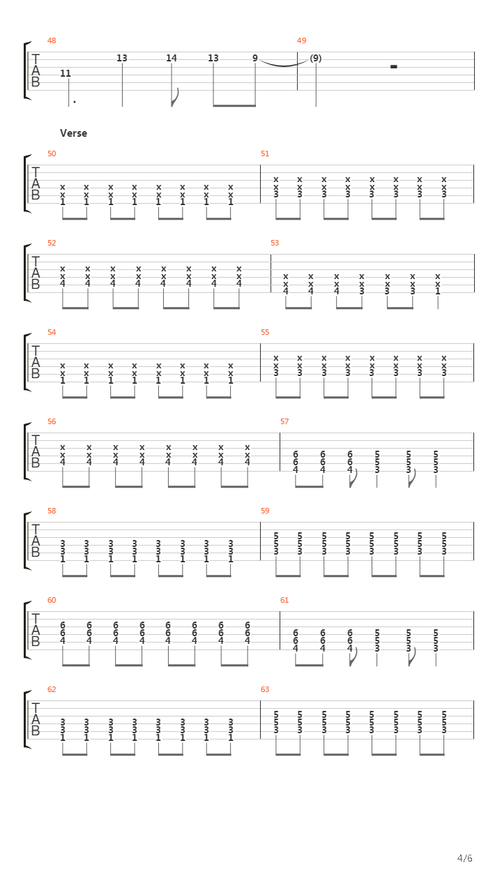 Last Song I Will Ever Write About A Girl吉他谱