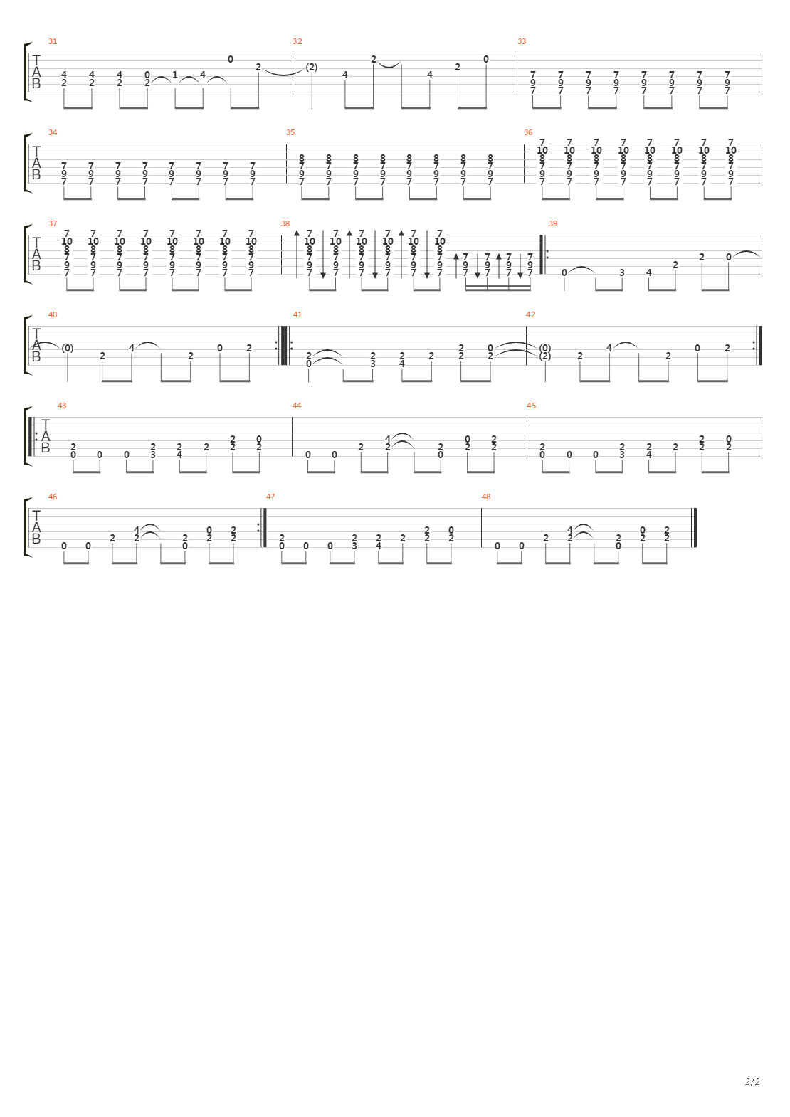 Day Tripper吉他谱