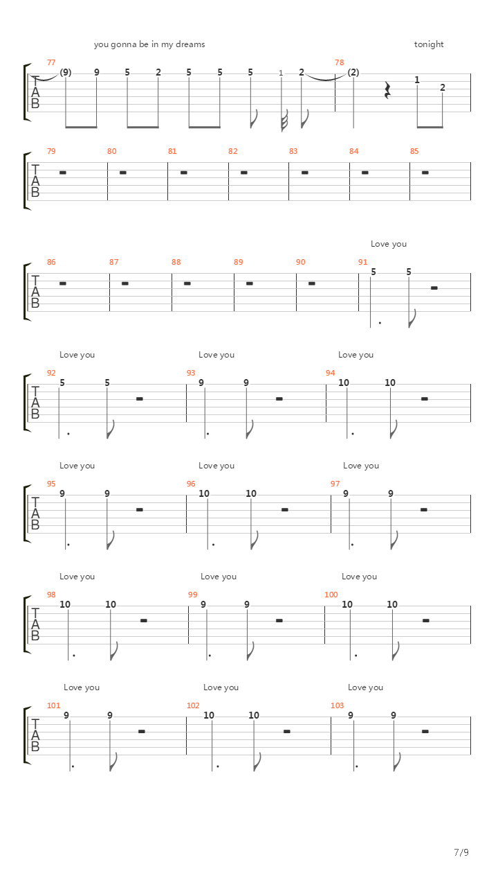 Golden Slumbers_Carry That Weight_The End吉他谱