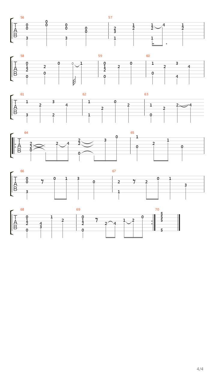 Michelle (Arrangement and Tab by Kjjmusic)吉他谱