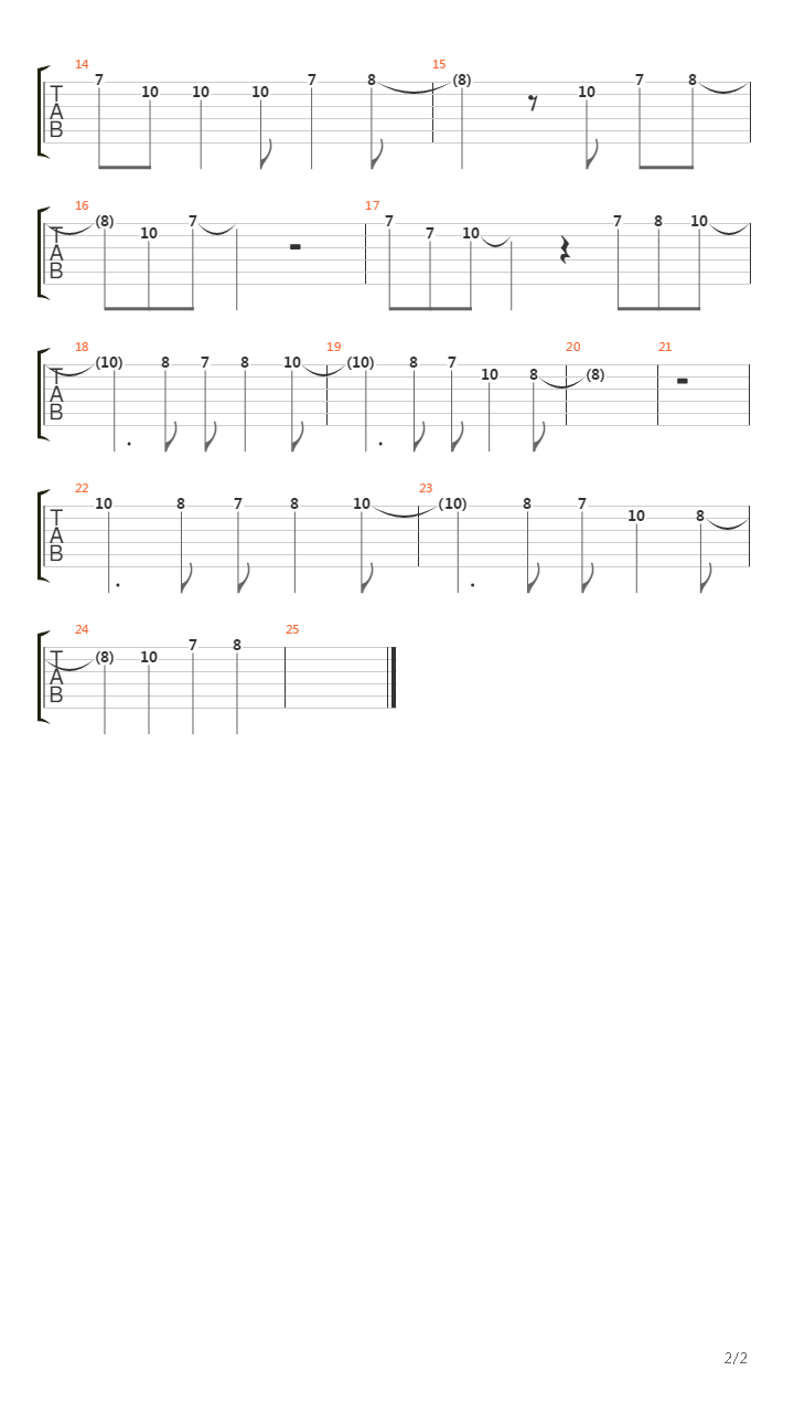 Penny Lane (Faroe Versoin)吉他谱